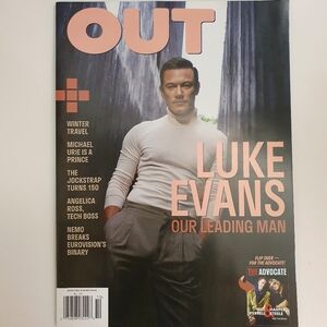 Out Magazine The Advocate September October 2024 Luke Evans Will Ferrell